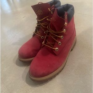 Red Timberland Boots